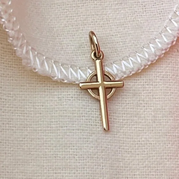 James Avery 14k yellow gold cross
